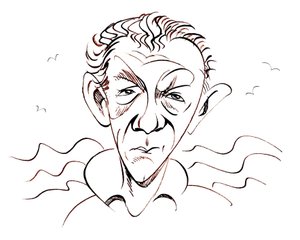 Benjamin Britten, English Composer, Conductor and Pianist (1913-1976) by Neale Osborne